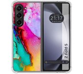Funda Silicona para Samsung Galaxy Z Fold 5 5G diseño Mármol 15 Dibujos