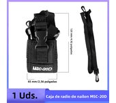 Baofeng Walkie Talkie Nylon Radio Case UV-5RH Quansheng UV-K6 Tactical Bag Outdoor Pouch Pocket For UV-K5 UV-18 Two Way Radios