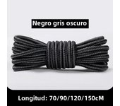 1 Pair Round Shoelaces Martin Boots Shoe Laces Striped Double Color Apply to High Gang Casual Shoes Cotton Shoelace 18 Colors