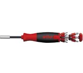Wiha Destornillador con cargador LiftUp 25 magnético en surtido con 12 bits, de 1/4" en blíster (38606)