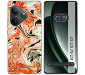 Tumundosmartphone Funda Silicona para Realme GT 6 / GT 6T 5G diseño Mármol 12 Dibujos