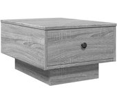 vidaXL Mesa de centro madera de ingeniería 60x45x31 cm Blanco, Negro, Roble Sonoma Mesita de Salón o Comedor o Auxiliar Mesa de Café Meuble Salón