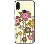 Tumundosmartphone FUNDA de GEL TPU para Xiaomi Redmi Note 7 diseño Primavera En Flor Dibujos