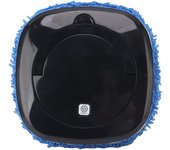 Robot Automático para fregar Piso, robot para fregar with Tanque de Agua, aspiradora y fregona, color Negro