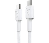 Green Cell Cable de Carga USB C GC Powerstream 30 Cm | Carga Rápida 60W | Power Delivery | Samsung Galaxy S21 S20 Ultra S10 S9 S8+ | Note 20 10