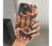 Luxury Black Gold Snake Phone Case For iPhone 15 Pro Max 14 13 12 11 XS X XR 7 8 Plus SE 2022 Shockproof Soft Tpu Silicone Cover