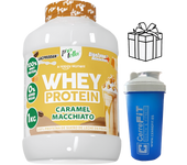 Whey protein (1KG) *todos los sabores* - Protella + Mezclador aleatorio | Alta Calidad | Sin azúcares añadidos | Deliciosos sabores | Proteína de suero