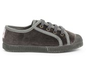 Pisamonas Zapatilla Terciopelo Con Cordones