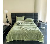 2024 new Tuff velvet solid color jacquard multifunctional cover blanket blanket jacquard butterfly model