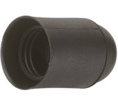 Portalámparas E27 Color Negro 4 A 250 V Electro DH. 12.092/N 8430552086306