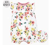 Newborn Baby Girl Clothes Summer Infant Baby Boy Romper Soft Cotton Short-Sleeve Jumpsuit Children Pajamas Toddler Kids Overalls