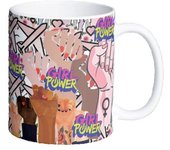 Taza ILUSTRACION MUJER AL PODER ,8M MUJER FUERTE  REGALO ORIGINAL AMIGA DESAYUNO ADA Y SUS DETALLES