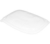 MONOUSO | Tapa de Plástico PP Reutilizable para Envase 1050 y 1250ml 25,5x18,9x2cm (20 Uds)