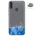 Tumundosmartphone Funda Gel Transparente para Samsung Galaxy A11 / M11 diseño Hipo Dibujos