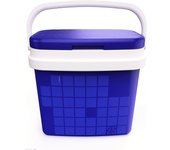 Com-Fort House - Nevera Portátil con Asa Rígida - Porta Alimentos para Camping - Azul - 25 litros