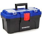 Caja de Herramientas Workpro 41x23x20,5 cm Azul/Negra 21107