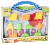 Maletín Plastilina con Moldes de Vehículos 19 Piezas Moldeo COLEPROFE