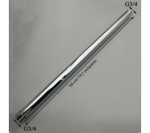20/30/40/50cm Shower Extension Pipe G3/4 Round Bathroom Shower arm Stainless Steel Round Shower Extension Pipe Extension Pipe
