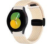 20mm/22mm Watch Strap For Samsung Galaxy watch 4 classic 5 pro 3 active 2 S3 Magnetic braided bracelet correa Huawei watch GT2 3