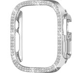 Protective Case for Apple Watch Case 9/8/7 41mm 45mm Bling Rhinestone Women Bumper Frame Cover iWatch Series 40mm 44mm 6/5/4 SE