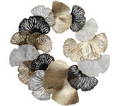 Adda Home Adorno Pared Metal 75x9x72 Cm - Pieza Decorativa para Crear un Ambiente Acogedor