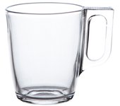Luminarc Taza Mug Transparente Nuevo 25 CL Resistente Al Calor y Golpes