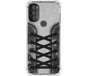 Funda Silicona Antigolpes para Motorola Moto G71 5G diseño Zapatillas 16 Dibujos