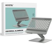 Soporte Universal de Aluminio para Portátiles y Tablets de hasta 17.3 Pulgadas  SPD248 Marca Accetel