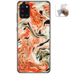 Tumundosmartphone Funda Gel Tpu para Samsung Galaxy A31 diseño Mármol 12 Dibujos