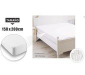 Protector Colchon Impermeable, Fundas impermeables para colchón Rizo 100% poliéster, para camas de 90/105/135/150/180, lavable en máquina