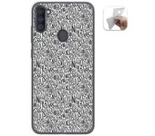 Tumundosmartphone Funda Gel Tpu para Samsung Galaxy A11 / M11 diseño Letras Dibujos