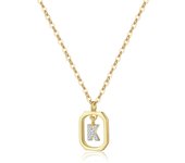 ANDYWEN 925 Sterling Silver Gold Inital Pendant Luxury Choker 2023 Long Chain Monogram Necklace Fine Jewelry Wedding