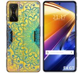 Funda Silicona Transparente para Xiaomi POCO F4 GT 5G diseño Mandala Dibujos