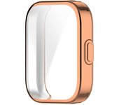 Plating TPU Case For Amazfit Bip 5 Unity Smart Watch Bumper Shell Full Cover Screen Protector Accessories