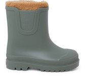 Pisamonas Igor Botas de Agua para Niños Chelsea Borreguito Negras