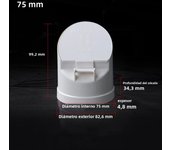 50-160mm PVC Drain Pipe Floor Drains Sewage Pipe Large Displacement Anti Odor Anti-rat Cover Septic Tank Outdoor Pipe Valve