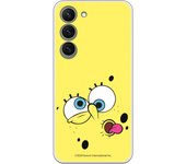 Funda compatible con Samsung Galaxy S23 - Bob Esponja Cara Fondo Amarillo