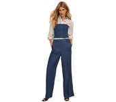 Motivos-Top bustier Efecto denim con bandas laterales