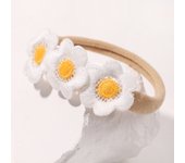 Cute Flowers Headband for Baby Girls Elastic Soft Newborns Butterfly Bows Hair Band Infant Hair Accessories Wholesale