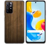Funda Silicona para Xiaomi Redmi Note 11s 5G diseño Madera Dibujos