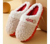 Nuevas zapatillas de algodón de invierno para mujer, zapatillas de algodón de felpa y terciopelo para el hogar, zapatillas de algodón cálidas para interiores con suela gruesa para parejas, zapatillas de algodón para hombres