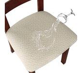 Waterproof Plaid Fabric Seat Case 4 Type Elastic Chair Covers For Kitchen Machine-wash Chair Seat Covers For Home Dining Room