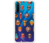 Funda compatible con Xiaomi Redmi Note 8 - Patron mascaras africanas