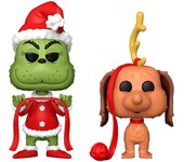 Blister 2 figuras POP The Grinch - Grinch & MaxFigura  Coleccionable - Idea de Regalo- Mercancia Oficial - Juguetes para Niños y Adultos - Movies Fans - Muñeco para Coleccionistas y Exposición