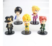 10CM Anime JoJo's Bizarre Adventure Action Figures Joseph Joestar Phantom Blood Steel Ball Run Statue Collection Kid Gift Toy