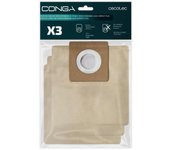 CECOTEC 60944 Pack de 3 Bolsas de Alta Capacidad para Aspirador Conga PowerBag 2500 Compact Plus