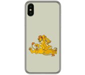 Tumundosmartphone Funda Gel Tpu para Iphone X / XS Diseño Leones Dibujos