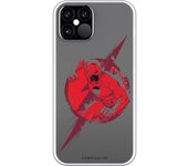 Funda original compatible con iPhone 12 o 12 Pro con un diseño de JL Flash Simbolo Rojo