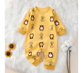 Newborn Baby Romper Autumn New 100% Cotton Girl Boy 0-18M Cute Spring Long Sleeve Soft Infant Clothes