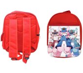 MERCHANDMANIA MOCHILA ROJA melusina melusinas fanart anime cute backpack rucksak videojuego pc